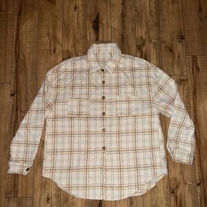 Plaid flannel jacket